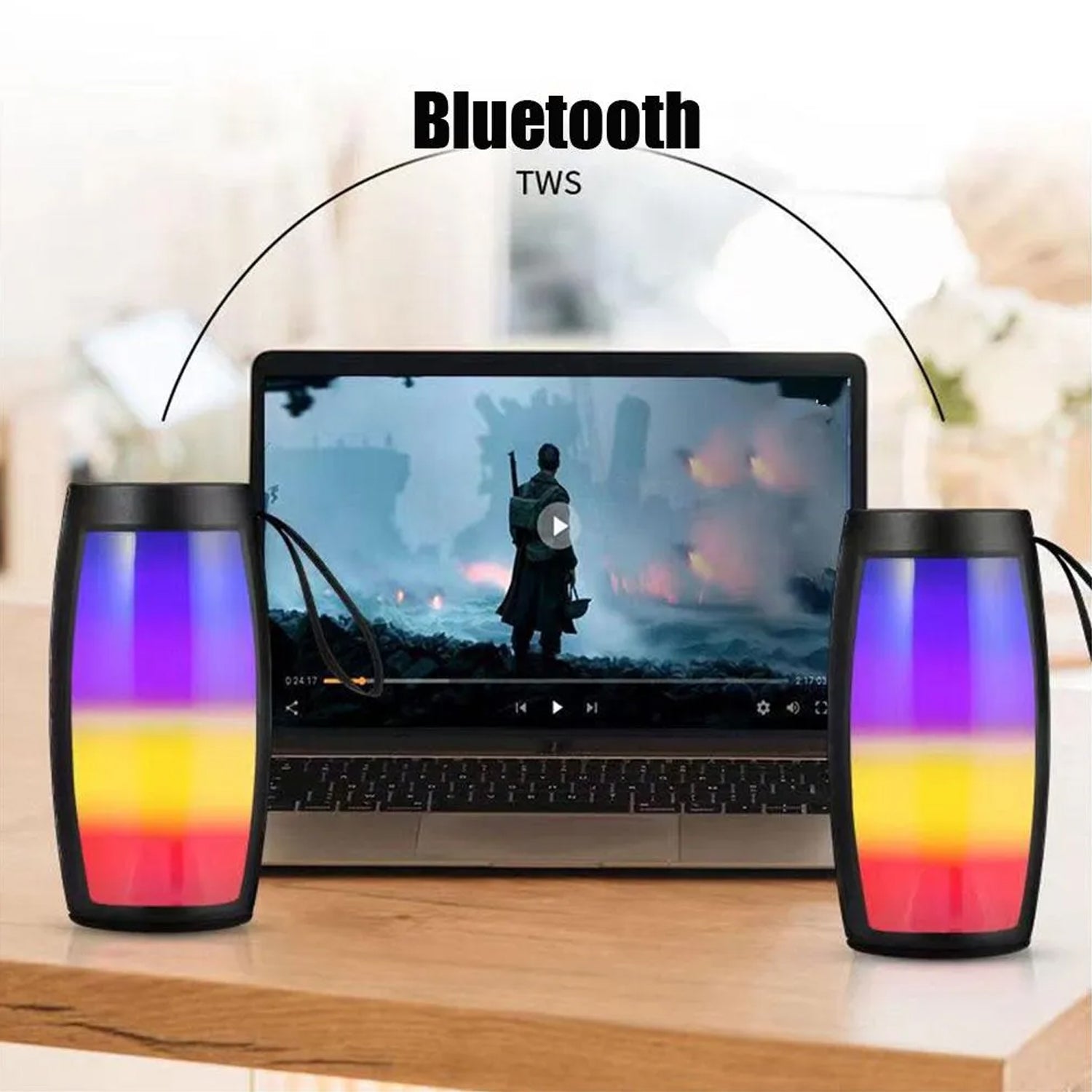 6063 Wireless Bluetooth Speaker Disco light Speaker For Traveling , Party , Home & Office Use Best Speaker DeoDap 6063 Wireless Bluetooth Speaker Disco light Speaker For Traveling , Party , Home & Office Use Best Speaker DeoDap